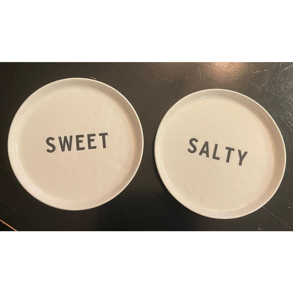 Santa Barbara Design Studio Porcelain Appetizer Plates, NWOT